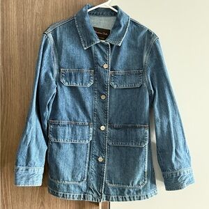Massimo Dutti Medium Wash Denim Jacket